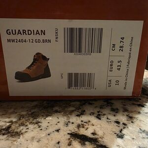 Men's Tan and Black Boots